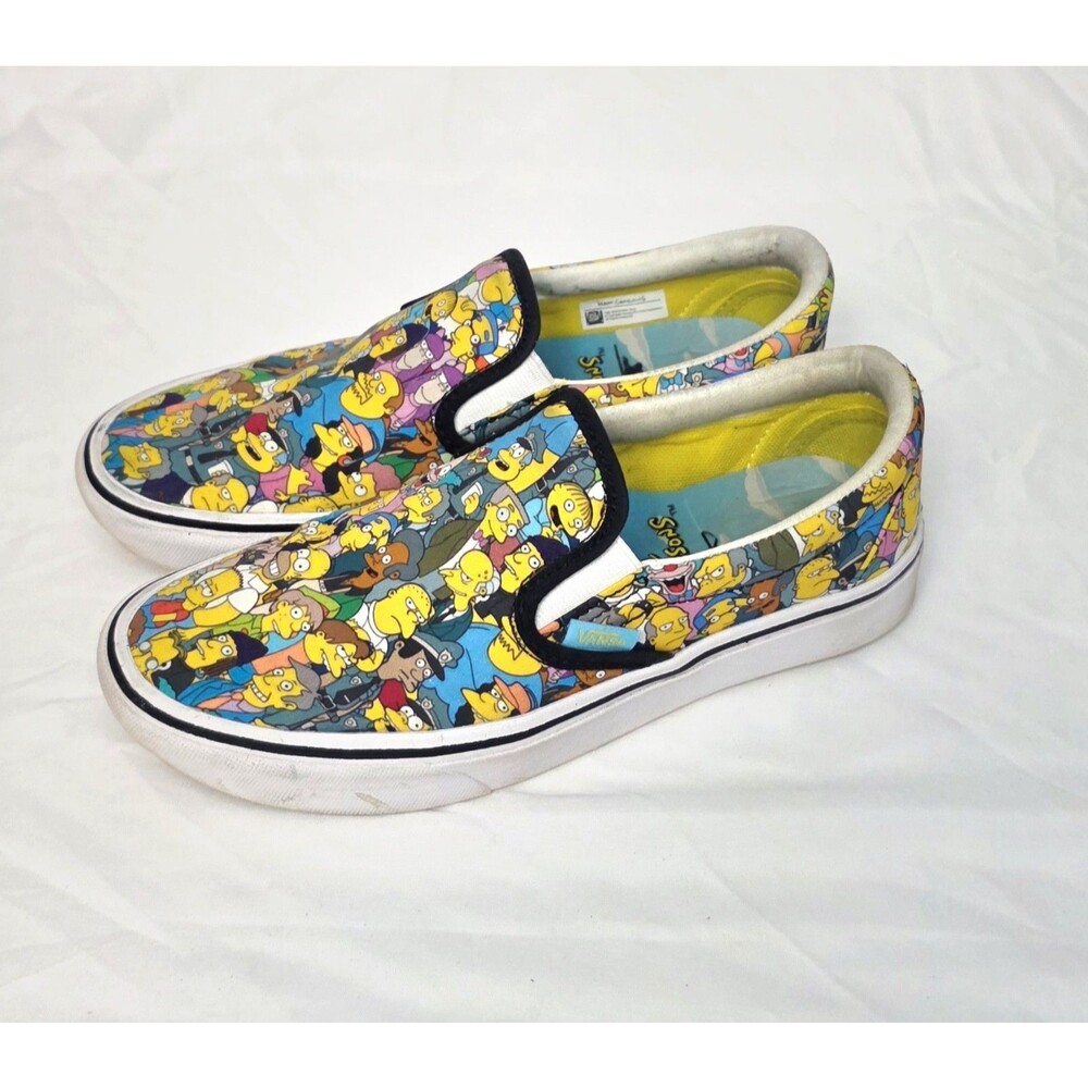 VANS x The Simpsons Springfield Comfycush Slip-On Shoe US Mens 5 / US Womens 6.5